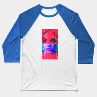 collage design with face Baseball T-Shirt